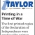 Printing in A Time of War