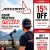 15% Off 