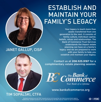 Establish and Maintain Your Family's Legacy