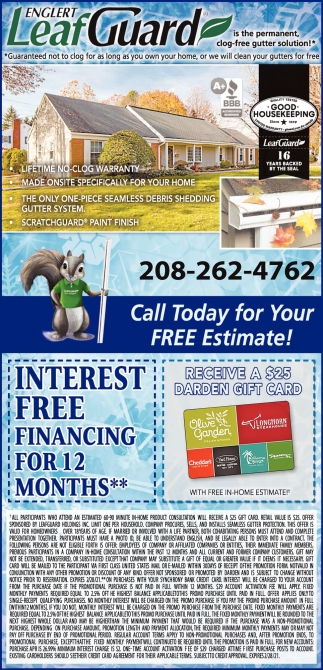 Call Today for Your Free Estimate!