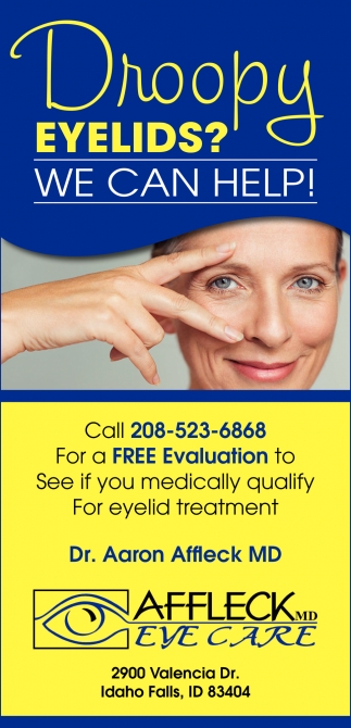 Droopy Eyelids? We Can Help