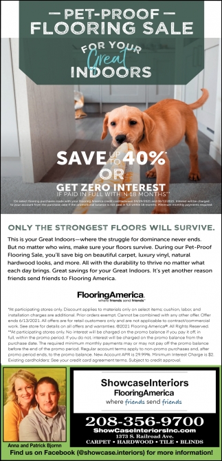 Pet-Proof Flooring Sale