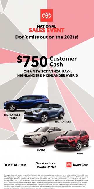 National Sales Event