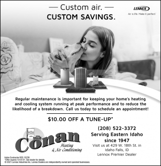 Custom Air, Custom Savings