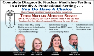 Complete Diagnostic Nuclear Medicine Testing