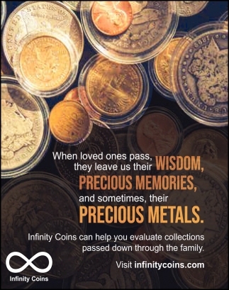 Infinity Coins Can Help You Evaluate Collections Passed Down Through the Family