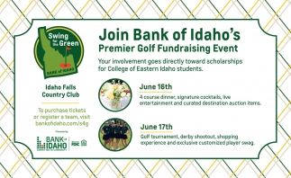 Join Bank of Idaho's Premier Golf Fundraising Event