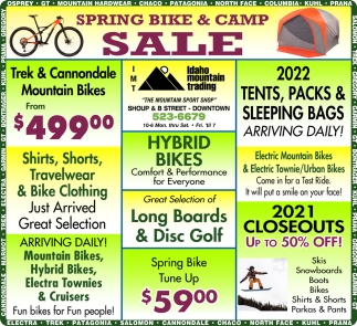 Spring Bike & Camp Sale