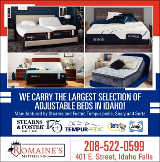 We Carry The Largest Selection Of Adjustable Beds