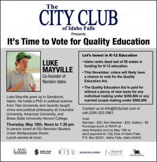 It's Time to Vote for Quality Education