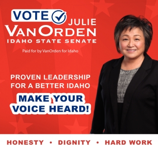 Vote For julie VanOrden Idaho State Senate