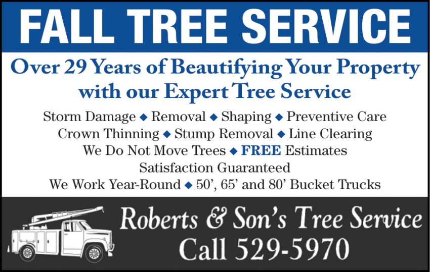 Roberts & Son's Tree Service