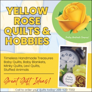 Yellow Rose Quilts & Hobbies