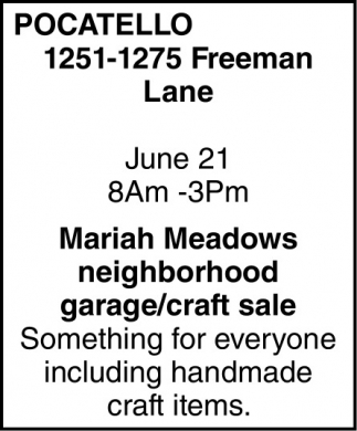 1251 & 1275 Freeman Lane - Pocatello