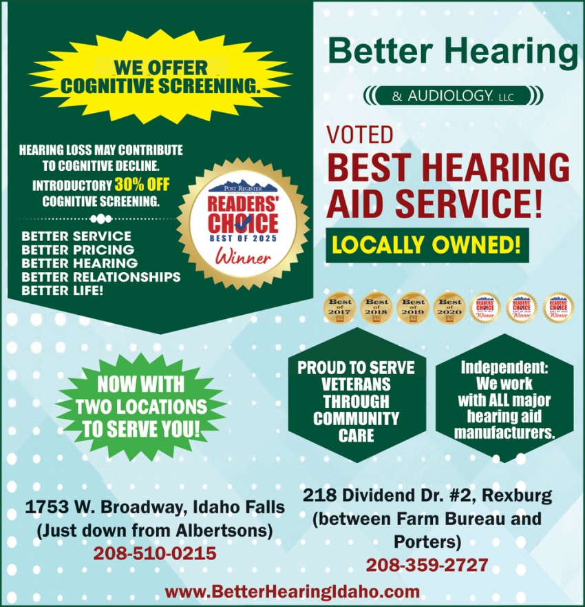 Better Hearing & Audiology LLC