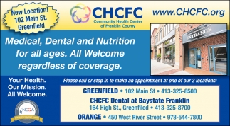 New Location Community Health Center Of Franklin County Greenfield Ma