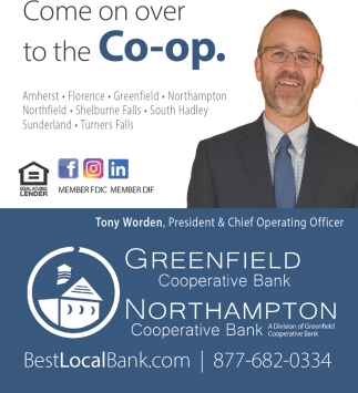 Come On Over To The Co-op, Greenfield Cooperative Bank - Northampton ...