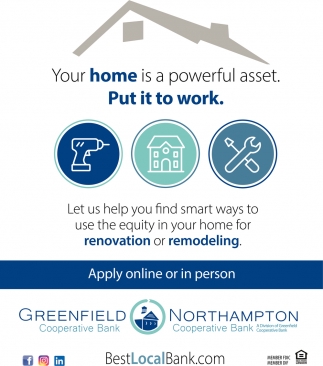 Apply Online Or In Person, Greenfield Cooperative Bank - Northampton ...