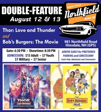 Double-Feature August 12 & 13