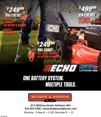 One Battery System. Multiple Tools.