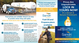 Fuel Oil and Propane Plans Available