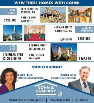 View These Homes With Cohn!