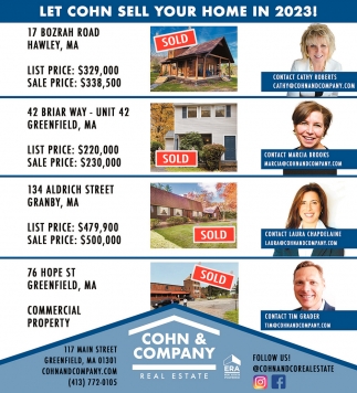 Let Cohn Sell Your Home In 2023!