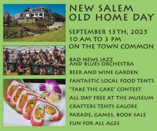 New Salem Old Home Day (September 13, 2025)