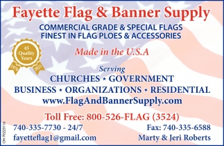 Commercial Grade and Special Flags Finest in Flag Poles and Accesories