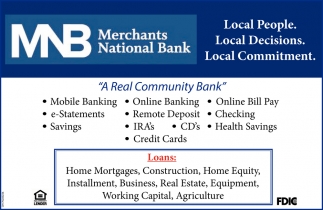 A Real Community Bank