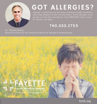 Got Allergies?
