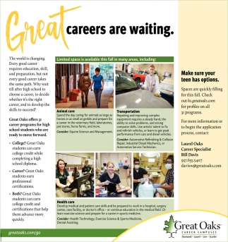 Great Careers Are Waiting