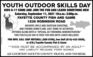 Youth Outdoor Skills Day