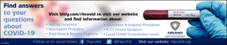 Find Answers To Your Question About COVID-19