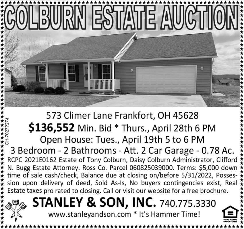 Colburn Estate Auction