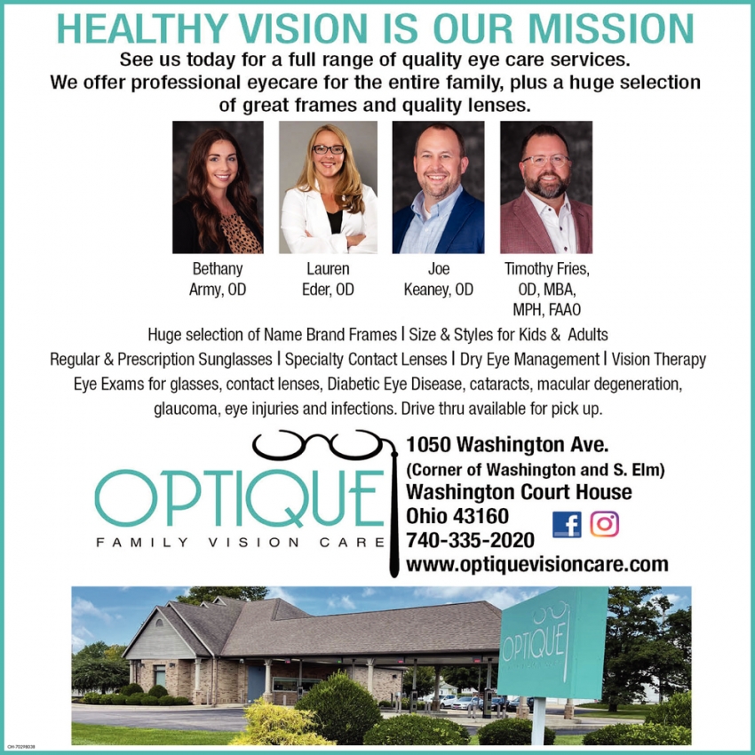 Healthy Vision Is Our Mission