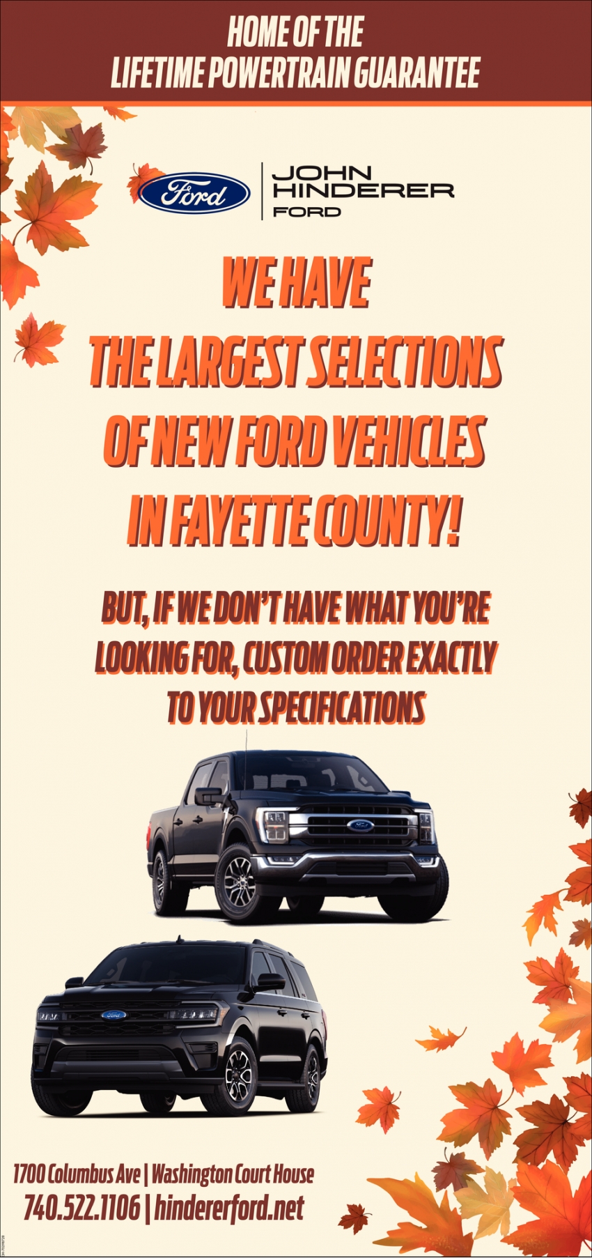 Largest Selection Of Fords In Fayette County