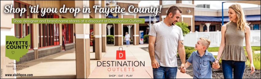 Shop 'til You Drop In Fayette County!