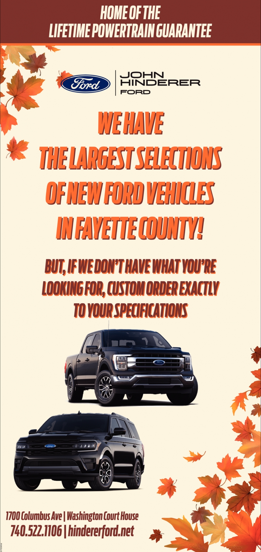 Largest Selection Of Fords In Fayette County