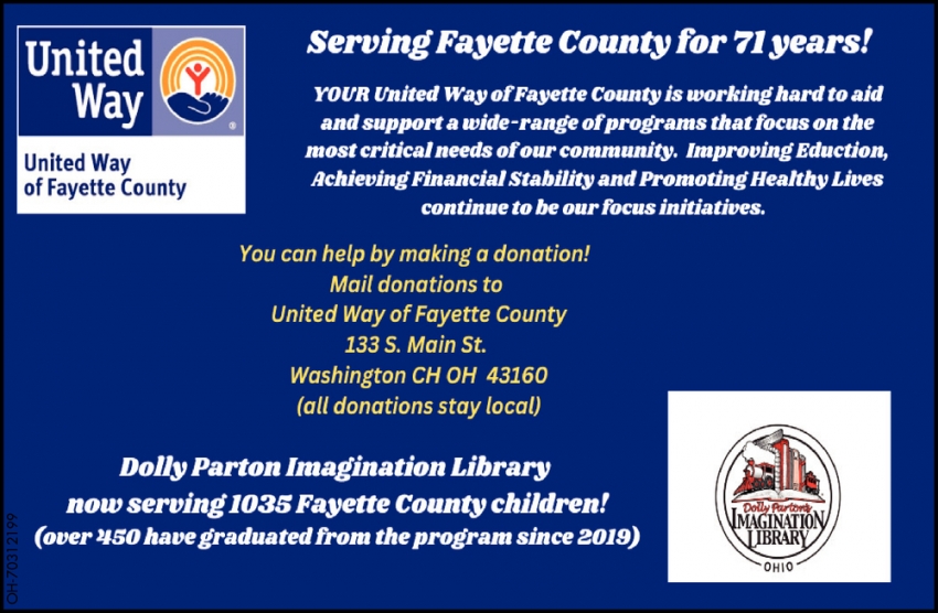 Serving Fayette County for 71 Years!