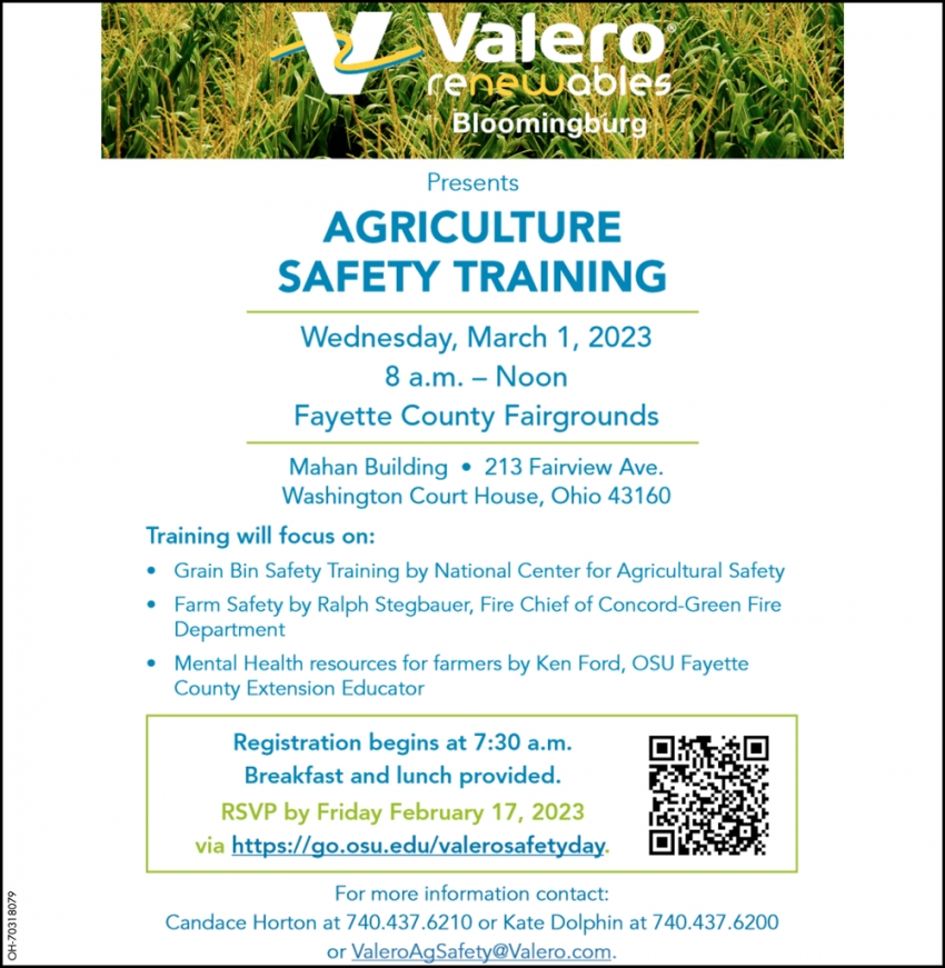 Agriculture Safety Training