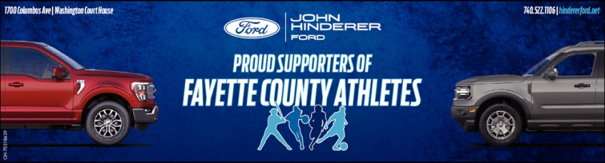 Proud Supporters of Fayette County Athletes