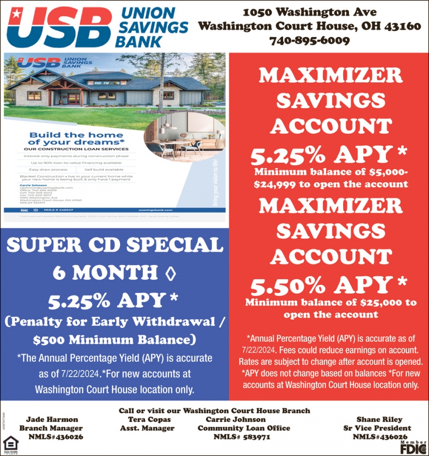 USB / Union Savings Bank - Washington Court House