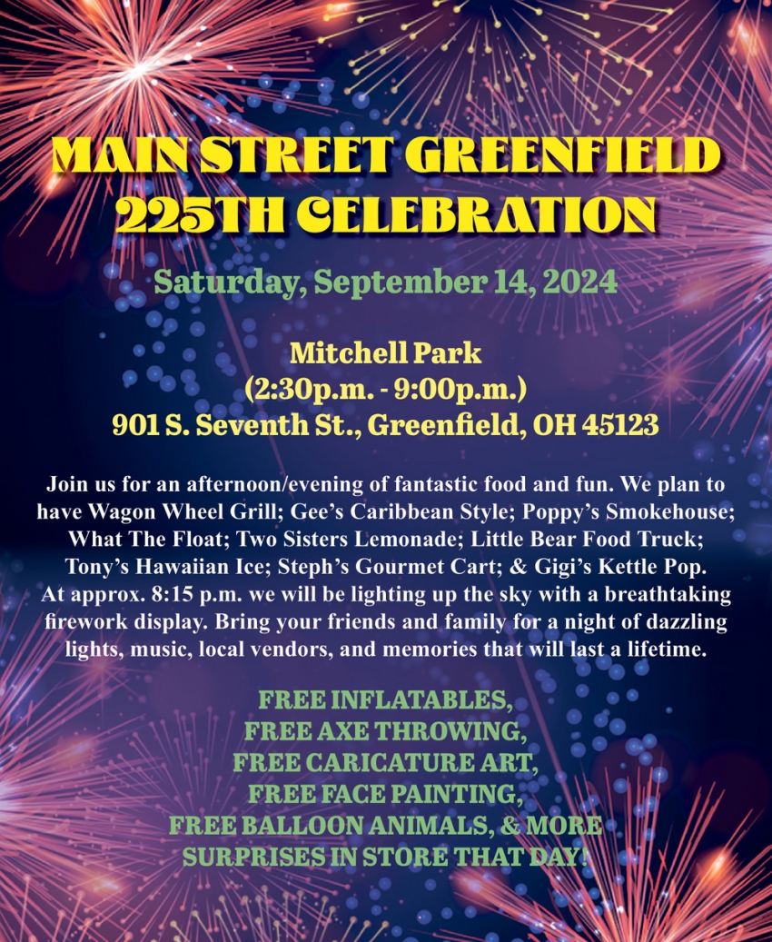 Main Street Greenfield 225th Celebration