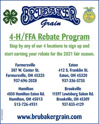 4-H/FFA Rebate Program