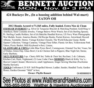 Bennet Auction