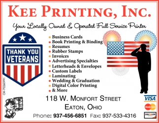 Your Locally Owned & Operated Full Service Printer
