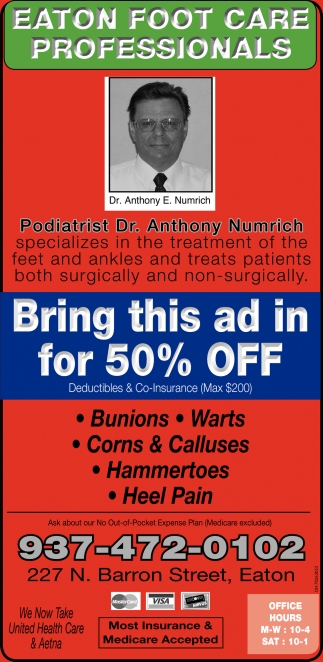 Podiatrist Dr. Anthony Numrich
