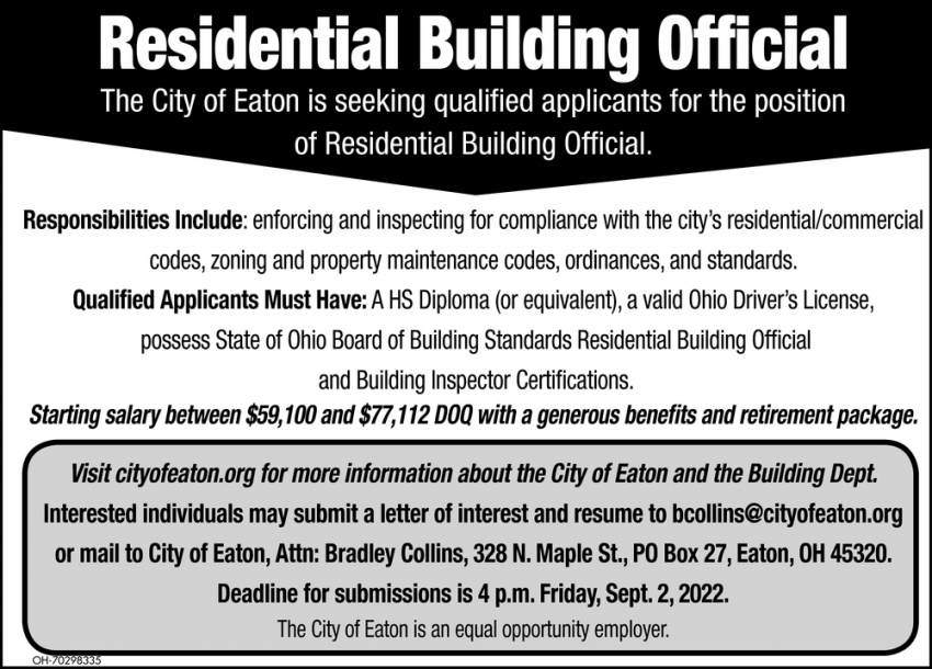 Residential Building Official
