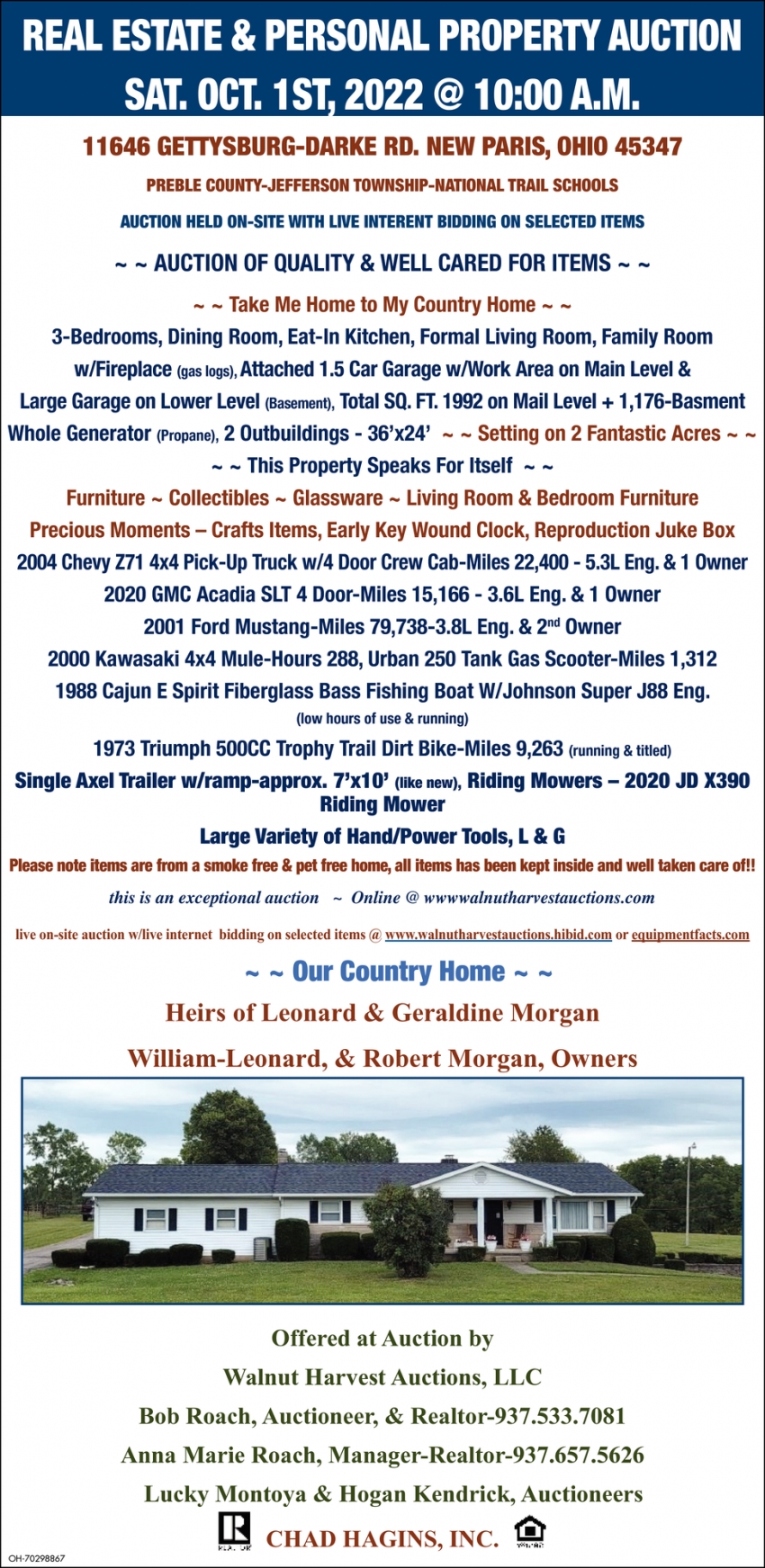 Real Estate & Personal Property Auction